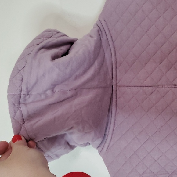 Womens Duluth Trading Quilted Funnelneck Tunic Pullover Size Small Big Pocket - Picture 5 of 9